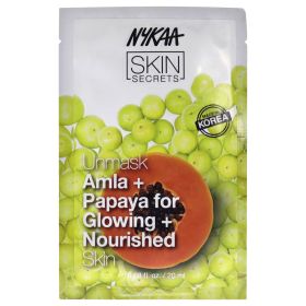 Skin Secrets Sheet Mask - Amla and Papaya by Nykaa Naturals for Women - 1 Pc Mask