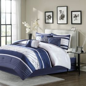 7 Piece Comforter Set (Color: as Pic)