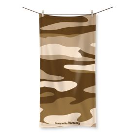 Camofludge 12 Beach Towel (size: 27.5"x55.0")