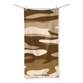 Camofludge 12 Beach Towel (size: 31.5"x63.0")